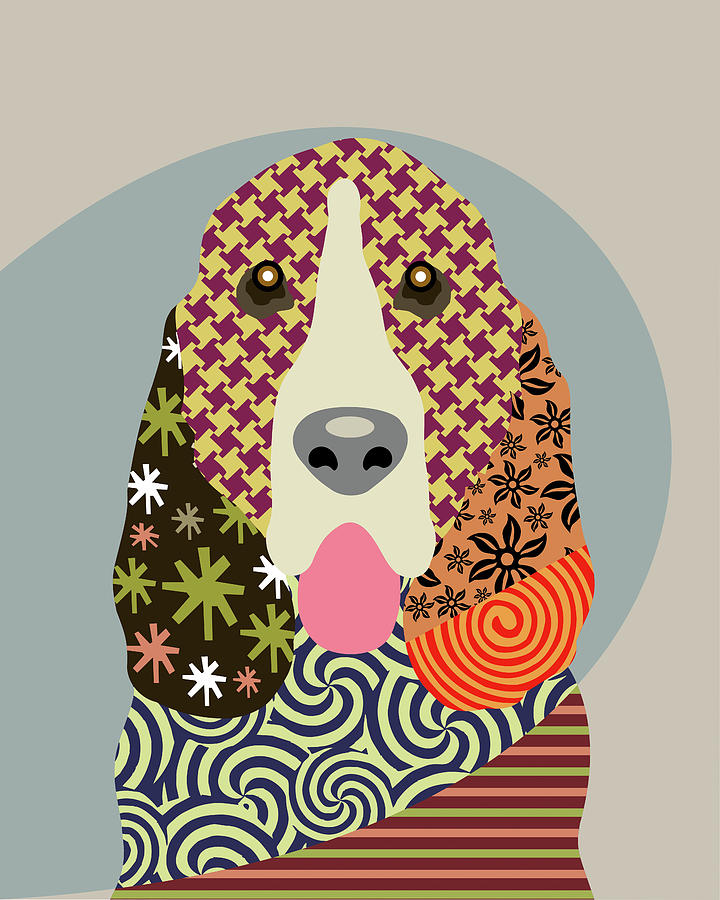 Animal Digital Art - Basset Hound Dog by Lanre Adefioye