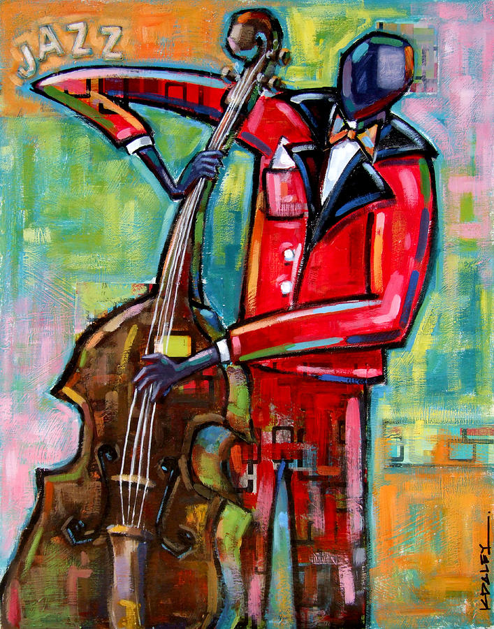 Bassist Painting by Ken Daley | Fine Art America