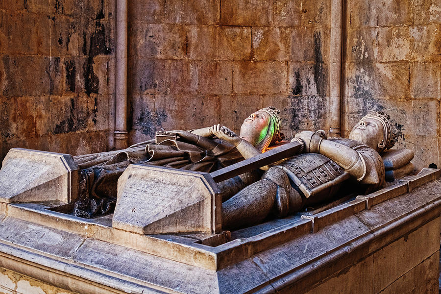 Batalha Monastery Sarcophagus #2 - Portugal Photograph by Stuart Litoff
