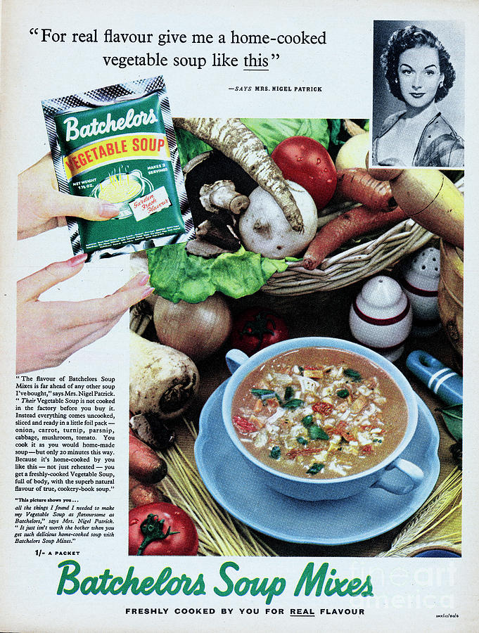 Batchelors Soup Mixes Photograph by Picture Post