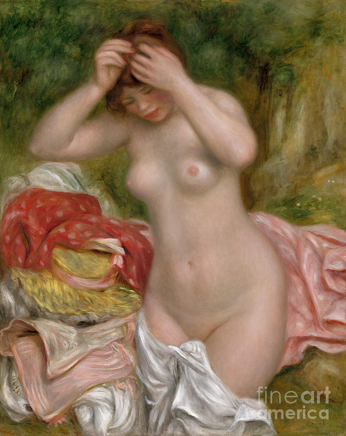 Bather, 1893 Photograph by Renoir