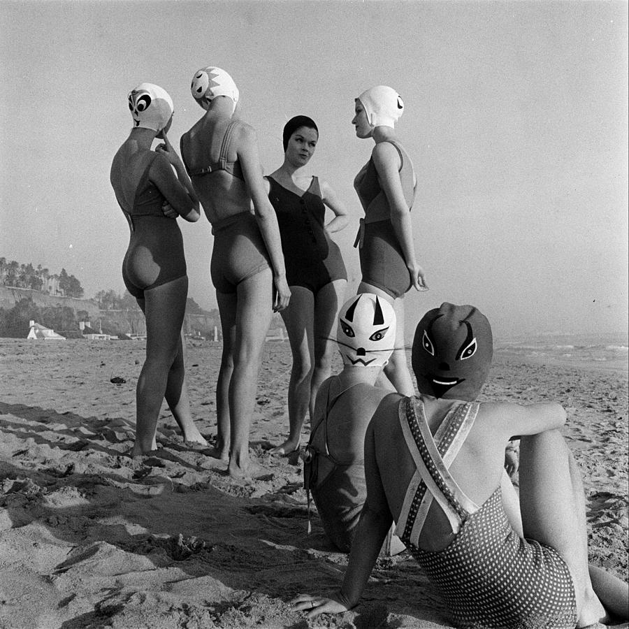 Bathing Caps Photograph by Ralph Crane
