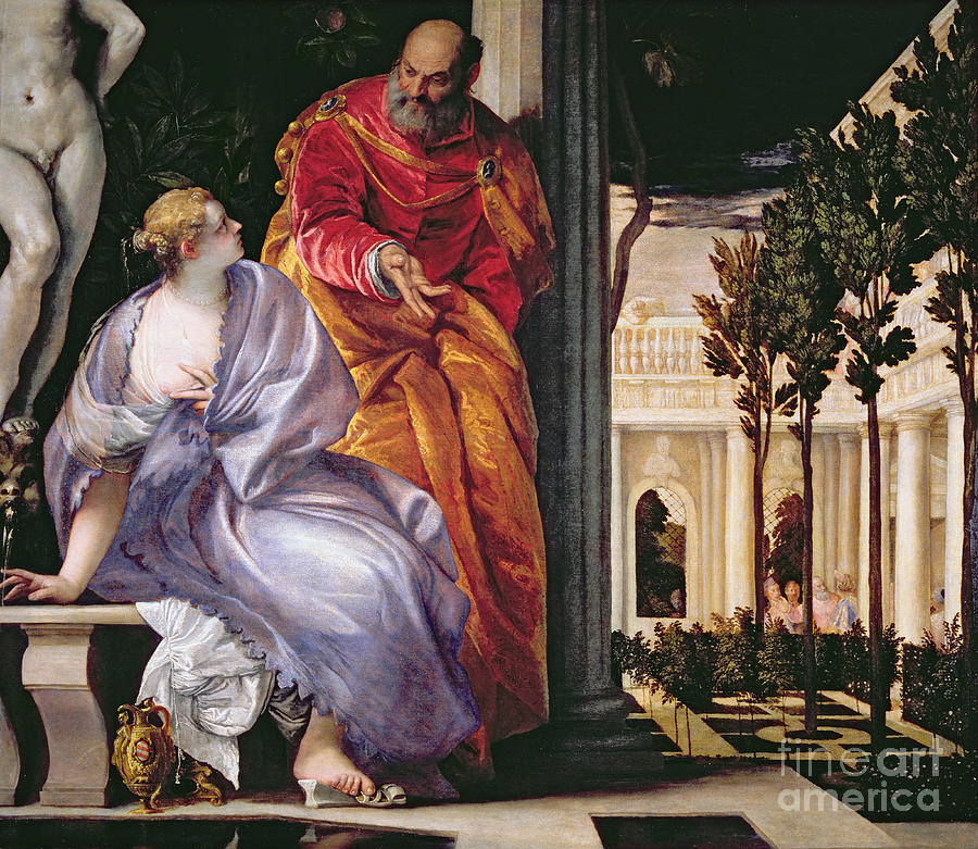 Bathsheba Bathing, C.1575 Painting by Veronese - Fine Art America