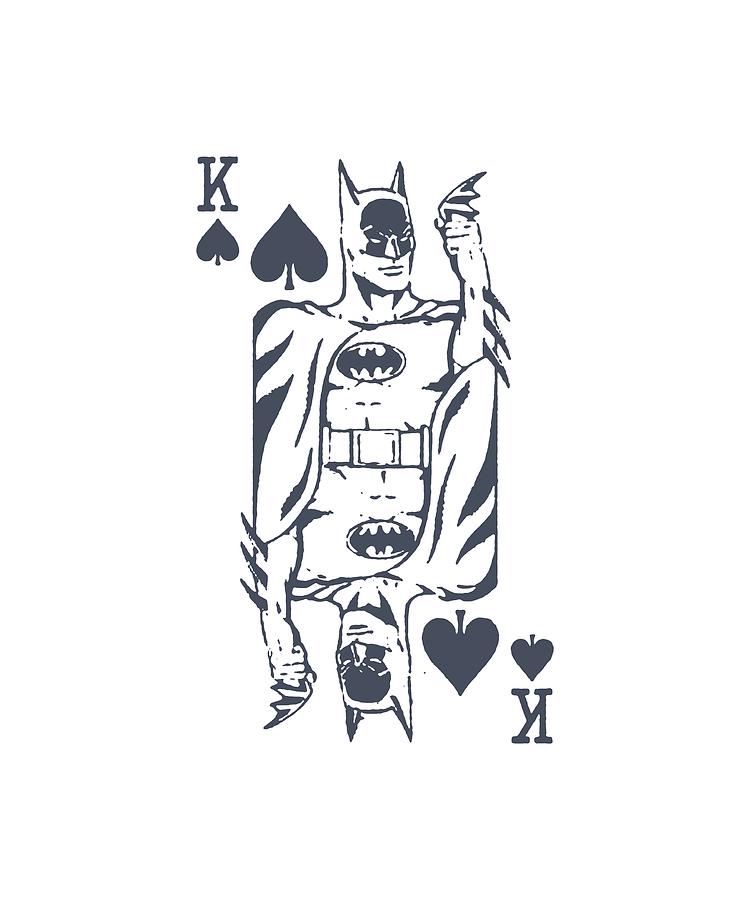 Batman Bat Poker Card DC Comics Licensed Adult poker Digital Art by Ryan  Schlapp - Fine Art America