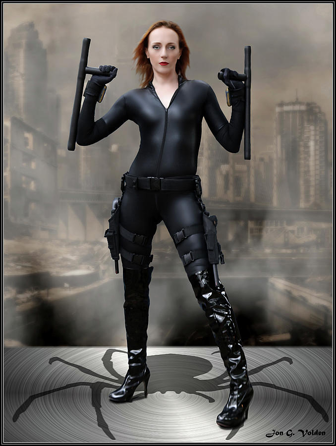 Batons Of The Black Widow Photograph by Jon Volden