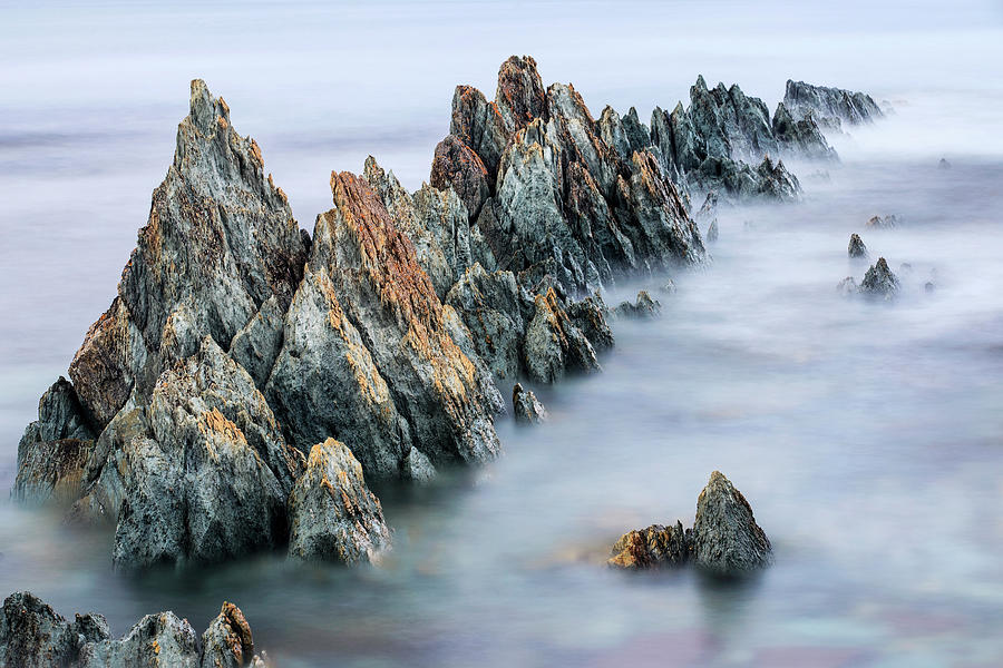 Batsfjord Sedimentary Rocks Photograph by Heike Odermatt