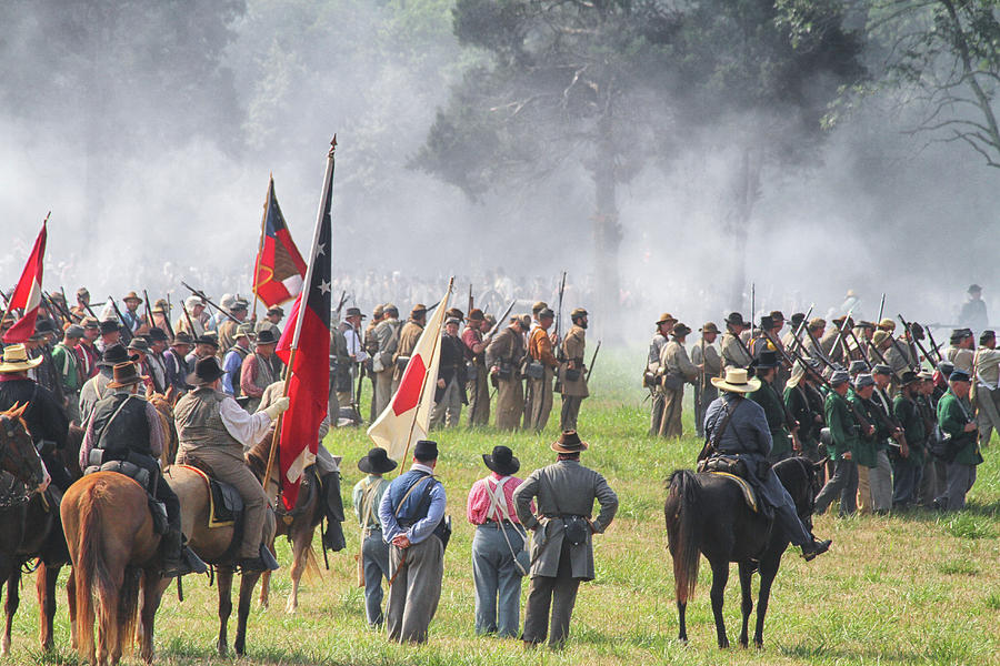 Battalion Arrives Photograph by Wendy Fike