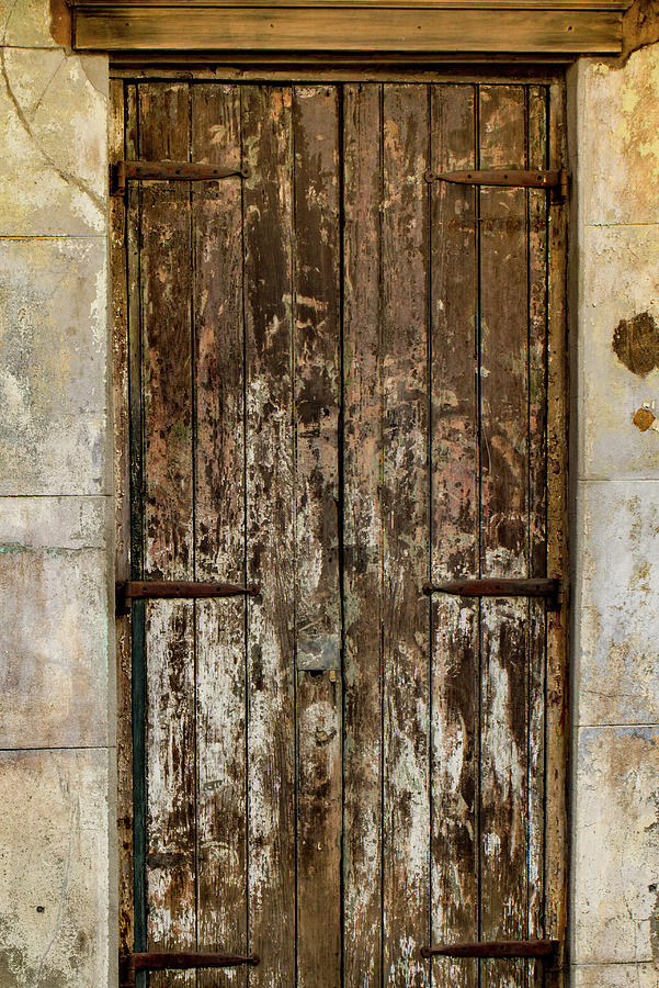 Battered Door Photograph by Jean Noren