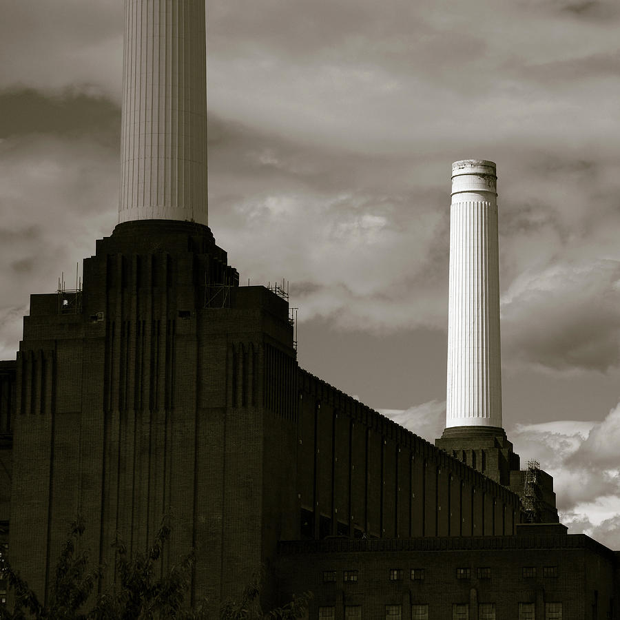 Architecture Digital Art - Battersea Power Station by Alex Holland
