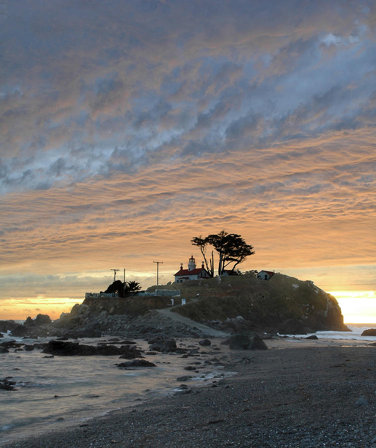 Battery Point Lighthouse, Crescent City, California Photograph by Ken Aaron