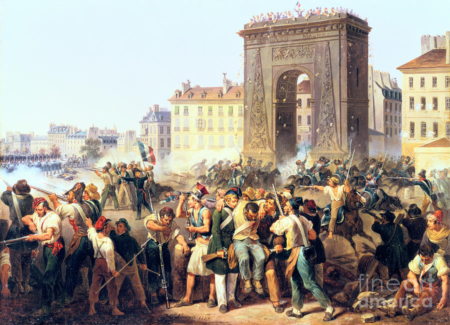 Battle At The Porte St Denis, 28th by Print Collector