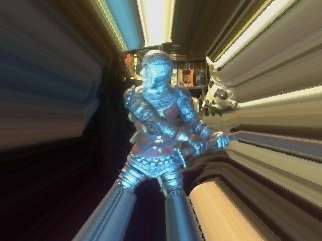 Battle Knight In Vortex Digital Art