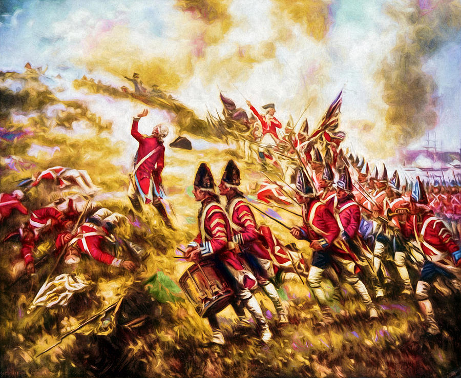 Battle of Bunker Hill Painting by Carlos Diaz