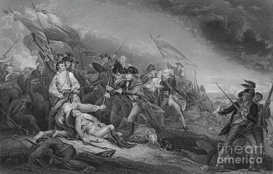 Battle Of Bunkers Hill, 1859 Drawing by Print Collector