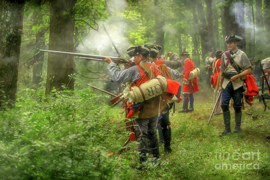 Battle Of Bushy Run Digital Art By Randy Steele