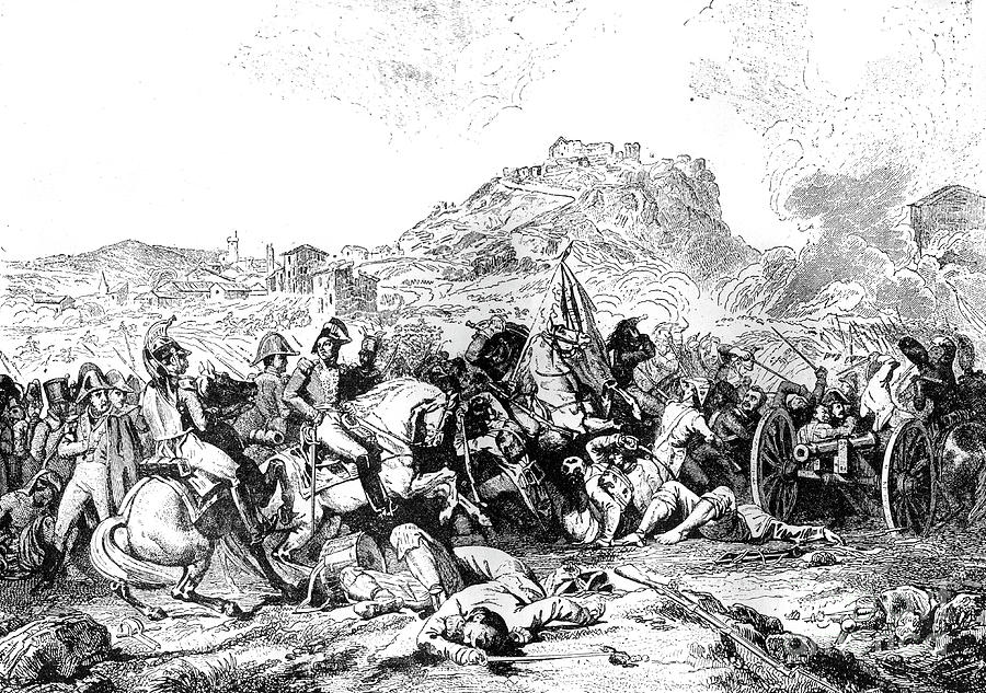 Battle Of Castalla, Spain, 21st July Drawing by Print Collector