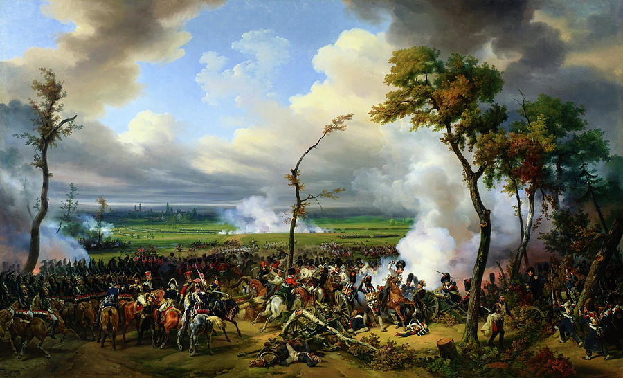 Battle Of Hanau Painting - Battle Of Hanau - Digital Remastered Edition by Horace Vernet Battle Of Hanau Painting - Battle Of Hanau - Digital Remastered Edition by Horace Vernet