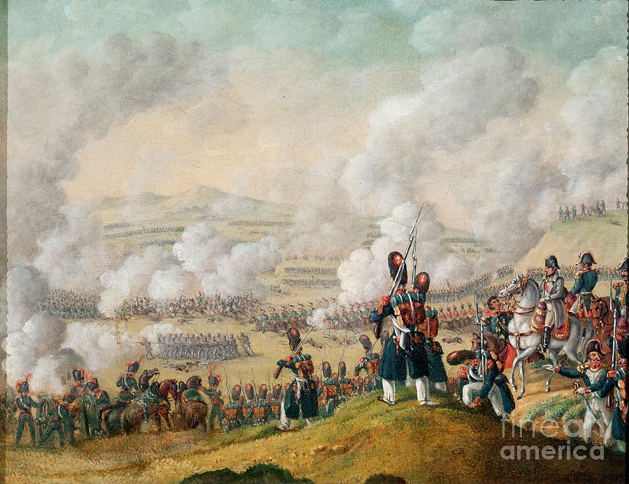 Battle Of Jena, 12th October 1806, 1835 Painting by G. Beaufort Fine