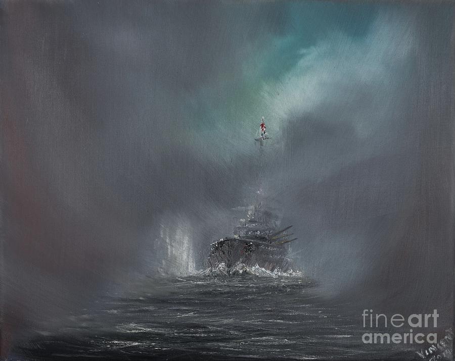 Boat Painting - Battle Of Jutland 31st May 1916, 2014 by Vincent Alexander Booth