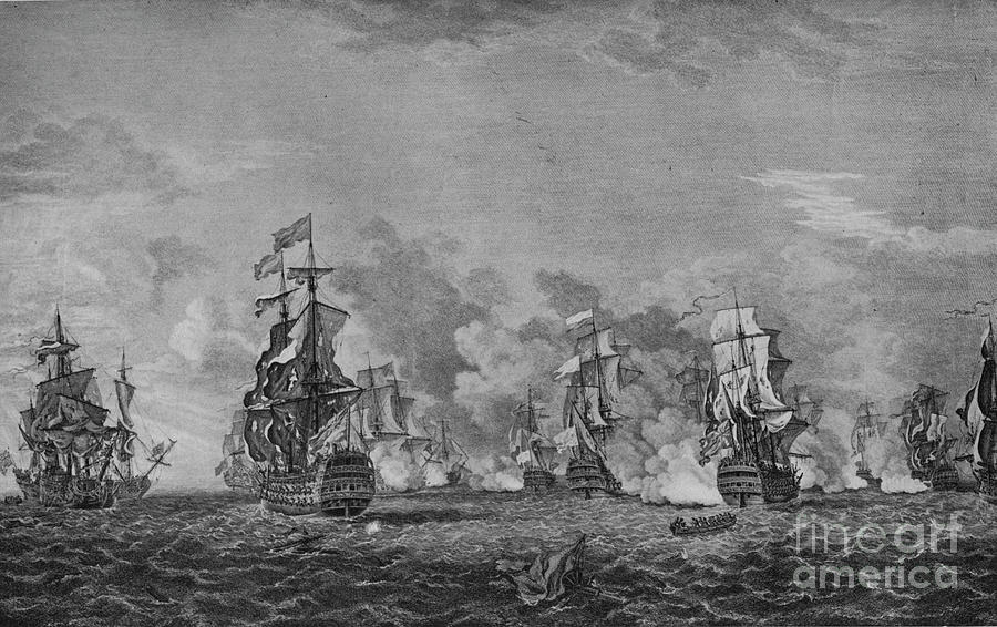 Battle Of Lagos Drawing by Print Collector