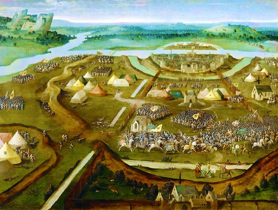 Battle of Pavia - Digital Remastered Edition Painting by Joachim Patinir