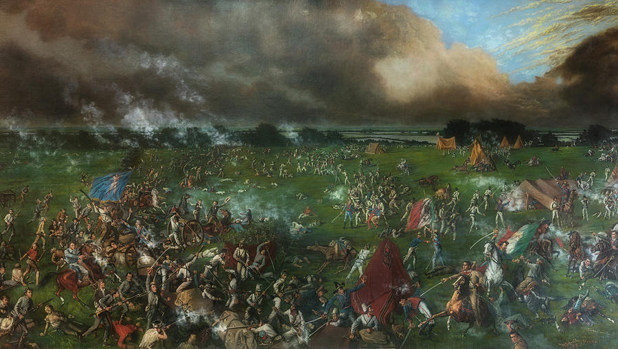 Battle Of San Jacinto Painting by Mountain Dreams