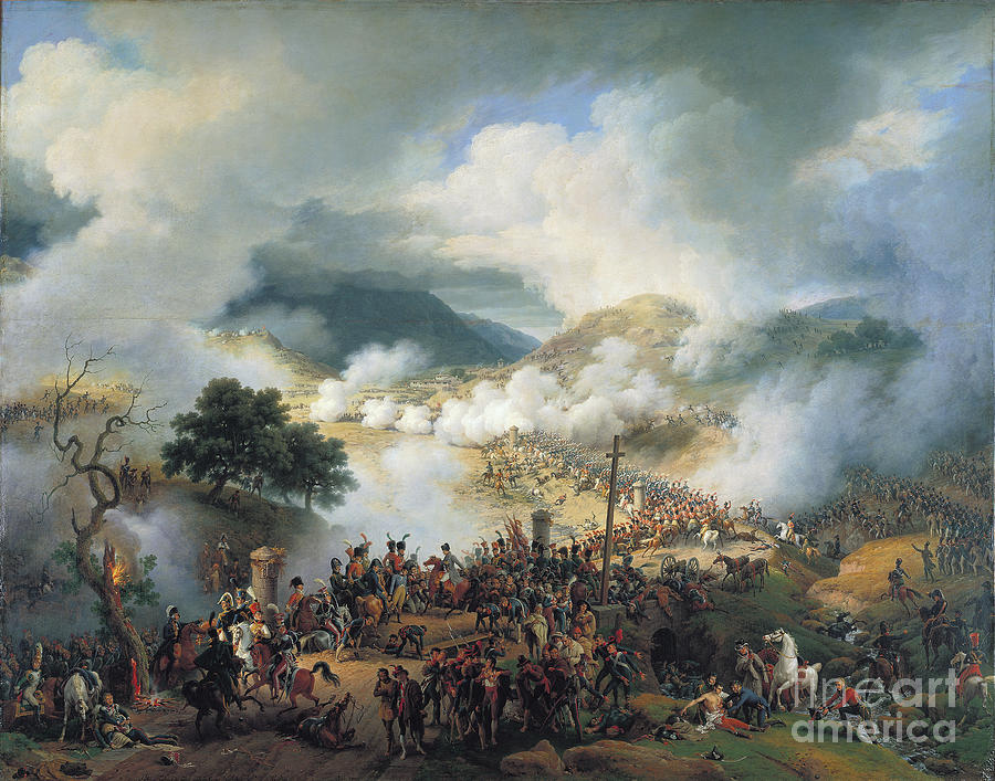 Napoleon Bonaparte Painting - Battle Of Somosierra, November 30th 1808 by Louis Lejeune