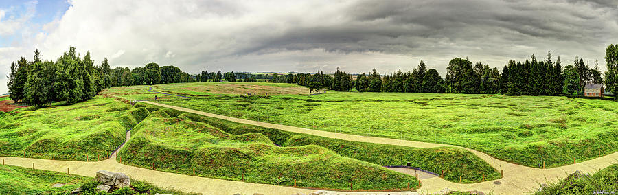 Battle of the Somme Trench frontline at Beaumont-Hamel Photograph by Weston Westmoreland