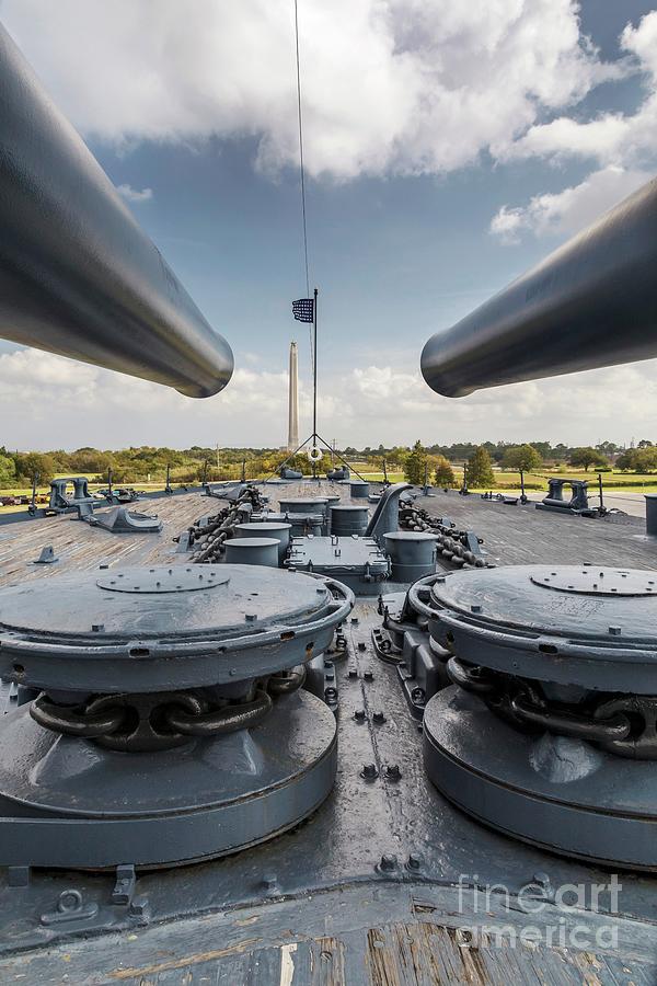 Houston Photograph - Battleship Texas by Jim West/science Photo Library