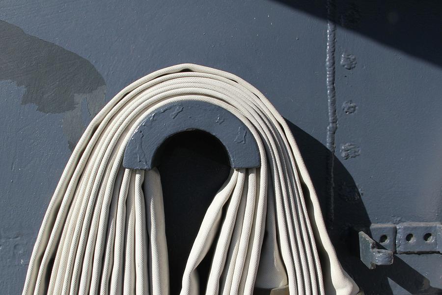 Battleship TX Fire Hose 2 by Russell Owens Battleship TX Fire Hose 2 by Russell Owens