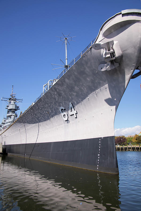Battleship USS WIsconsin  Photograph by Karen Foley