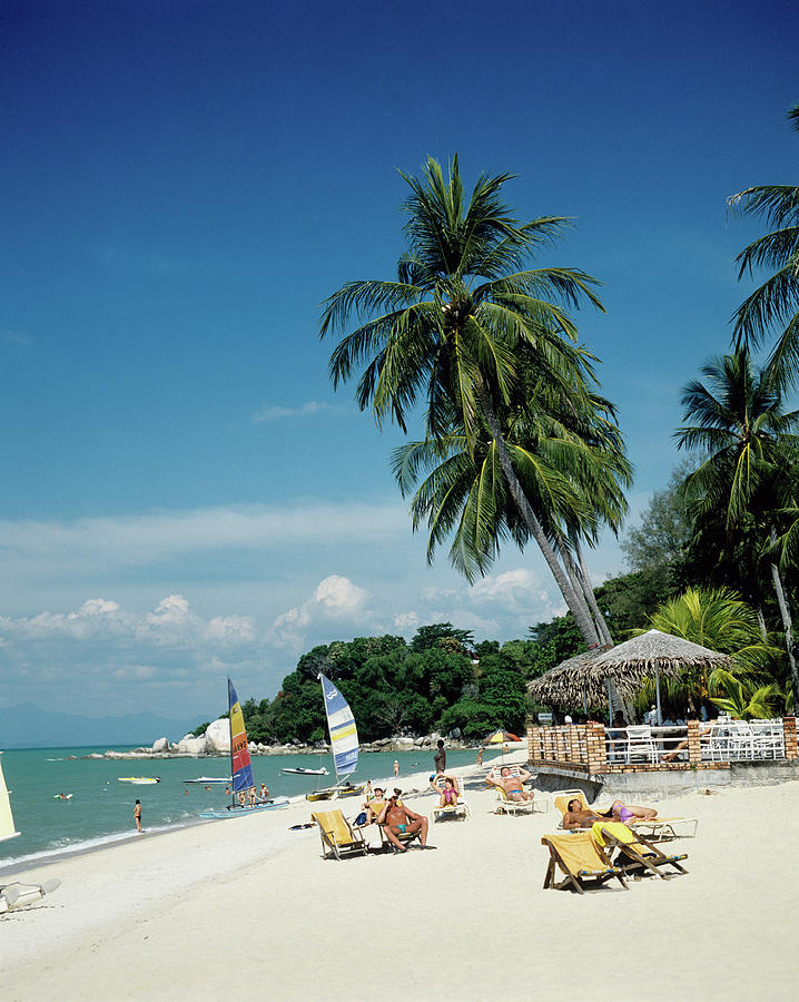 Batu Ferringhi Beach At Penang Island by Adina Tovy