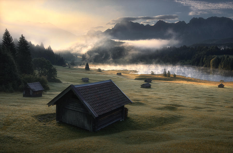 Landscape Photograph - Bavarian Alps by Zbyszek Nowak