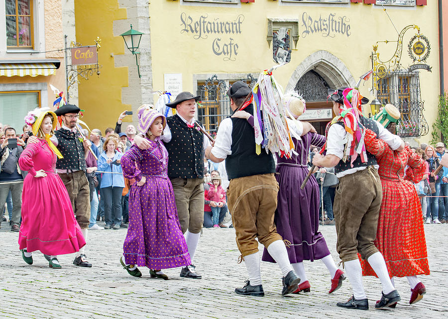 Bavarian Dancers Photograph by Margaret Zabor