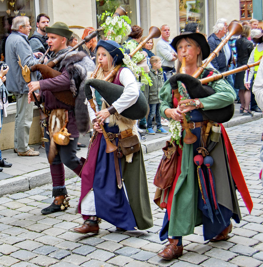 Bavarian Medieval Parade Photograph by Margaret Zabor