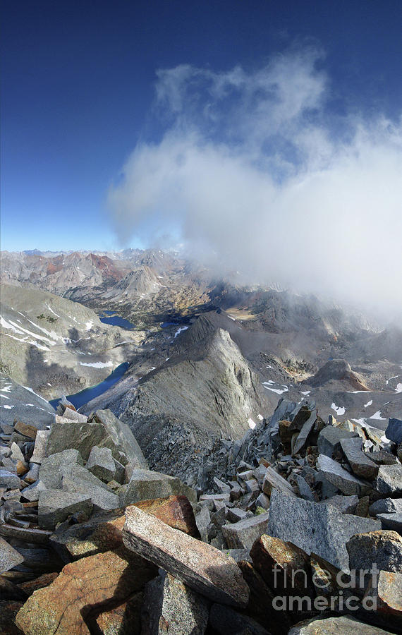 Baxter Peak Panorama Detail - Sierra Photograph by Bruce Lemons - Pixels