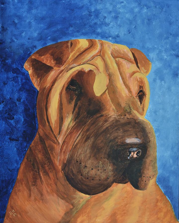 Impressionism Painting - Baxter by Russell Halsema