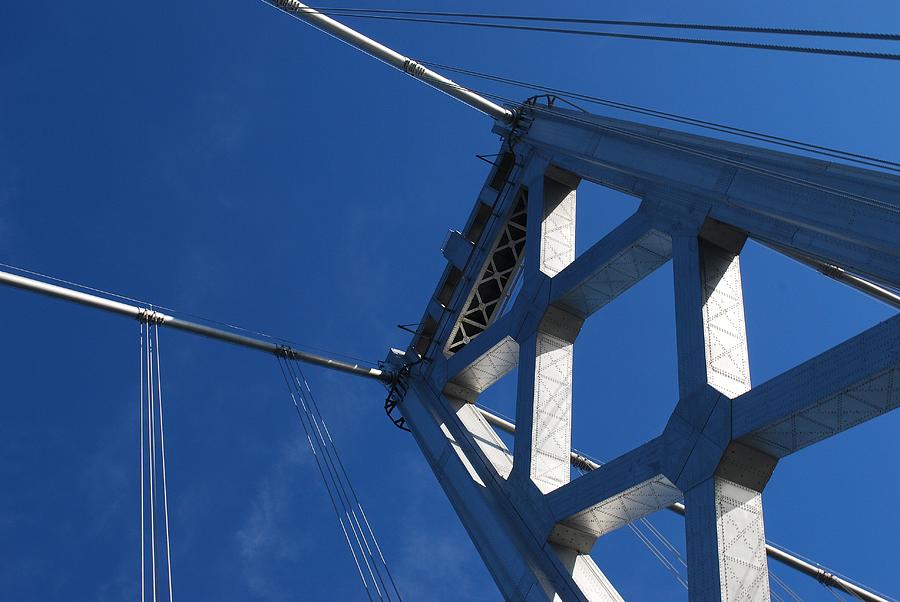 Bay Bridge And Blue Sky, San Francisco Photograph by Jamie Jennings Www.jjphotos.ca