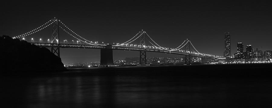 Bay Bridge At Night Photograph by Cheese
