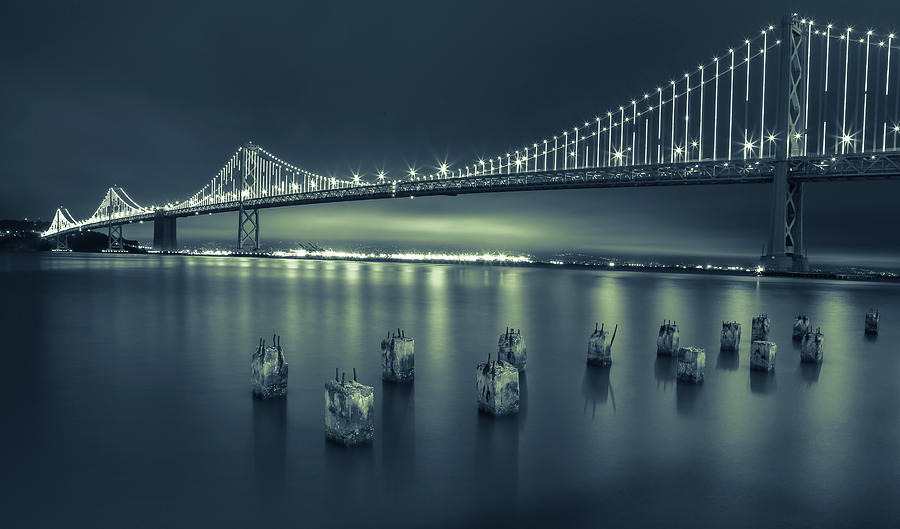 Bay Bridge From The Piers Photograph by Gautam Dogra
