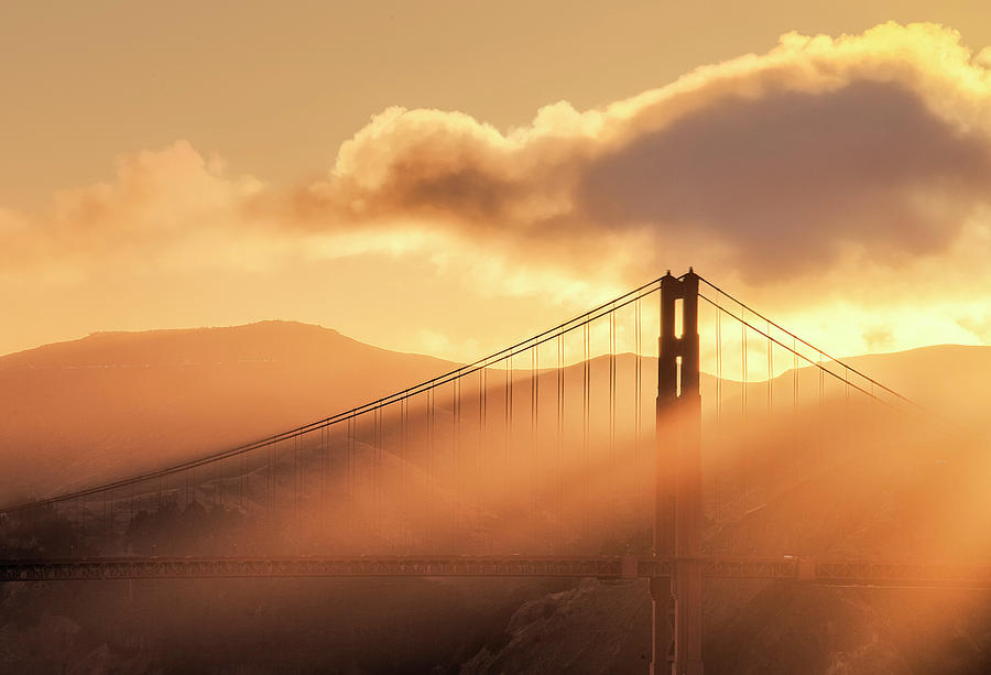 San Francisco Photograph - Bay Gold by Vincent James