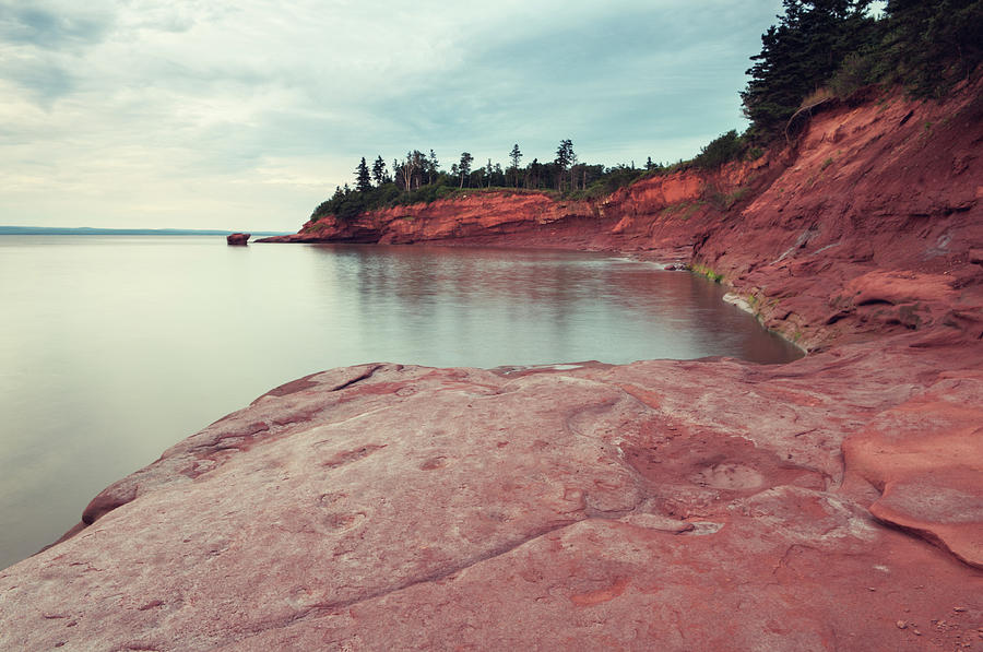 Bay Of Fundy Coastline Photograph by Shaunl
