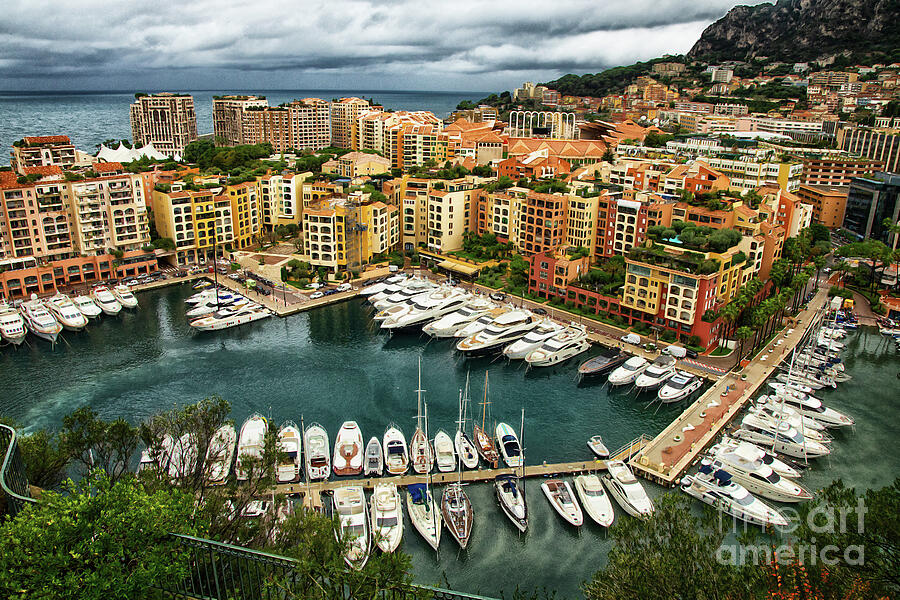 Bay of Monte Carlo Monaco Photograph by Wayne Moran