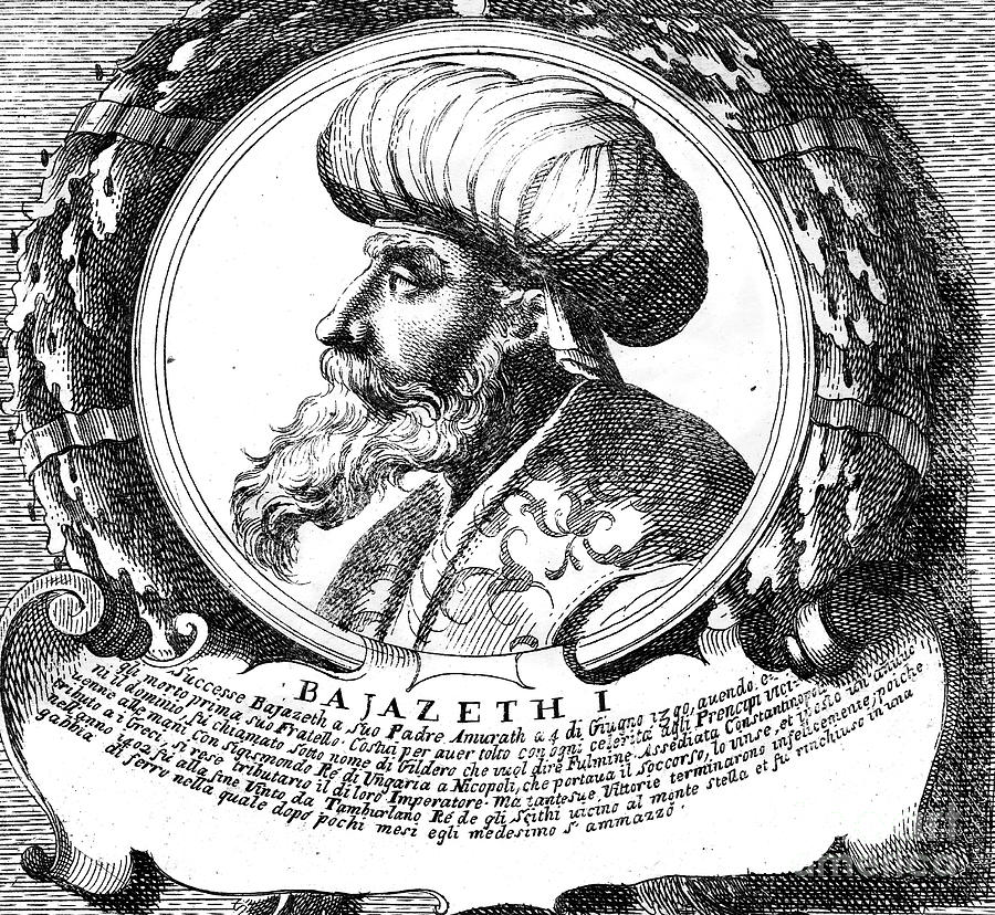 Bayezid I, Sultan Of The Ottoman Empire Drawing by Print Collector