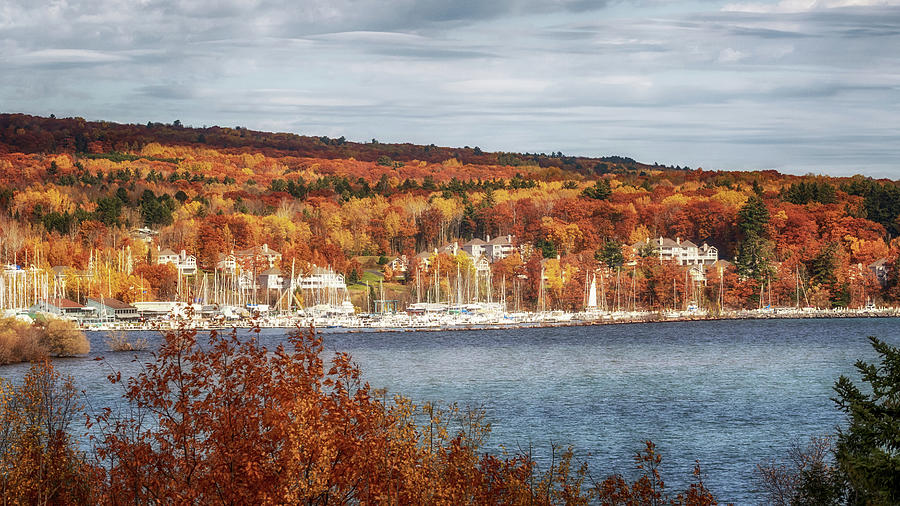 Bayfield in Autumn Photograph by Susan Rissi Tregoning