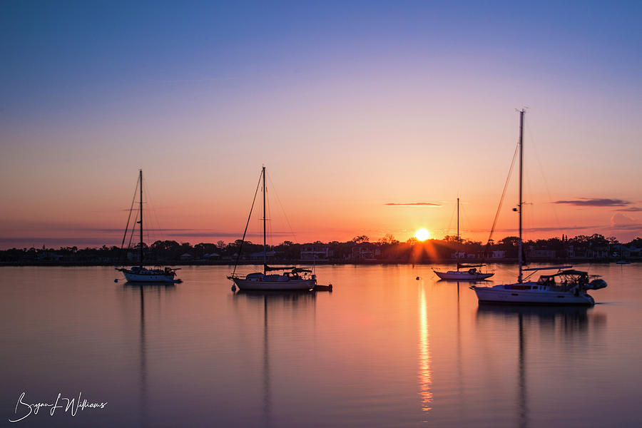 Bayfront Sunrise Photograph by Bryan Williams