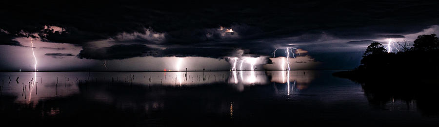 Bayport Lightning 3 Photograph by Richard Zentner