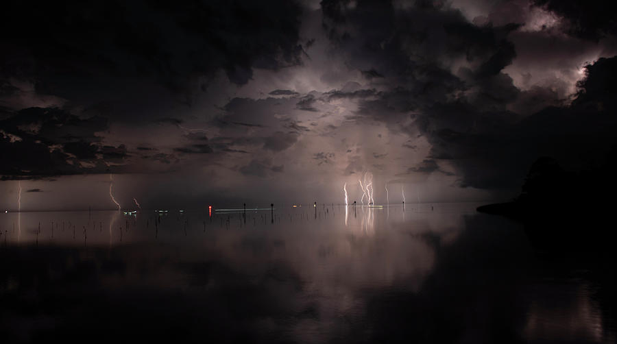 Bayport Lightning 6 Photograph by Richard Zentner
