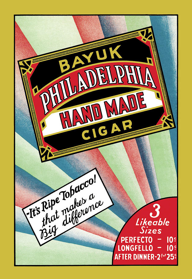 Bayuk Philadelphia Handmade Cigars Painting by Unknown
