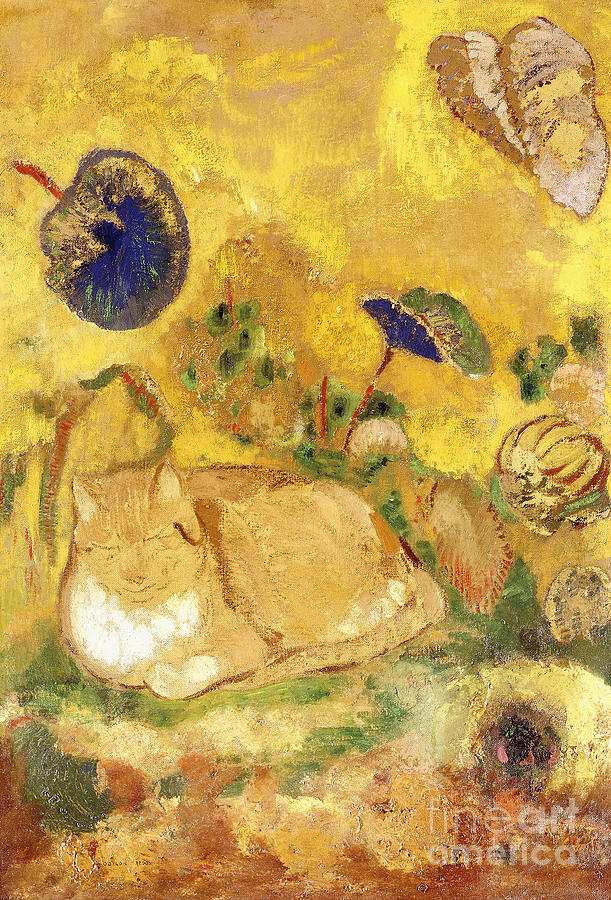 Bazon Painting by Odilon Redon